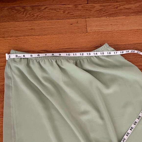 New! Luscious green tea-length skirt with chiffon overlay from A New Day, size M - Picture 9 of 9
